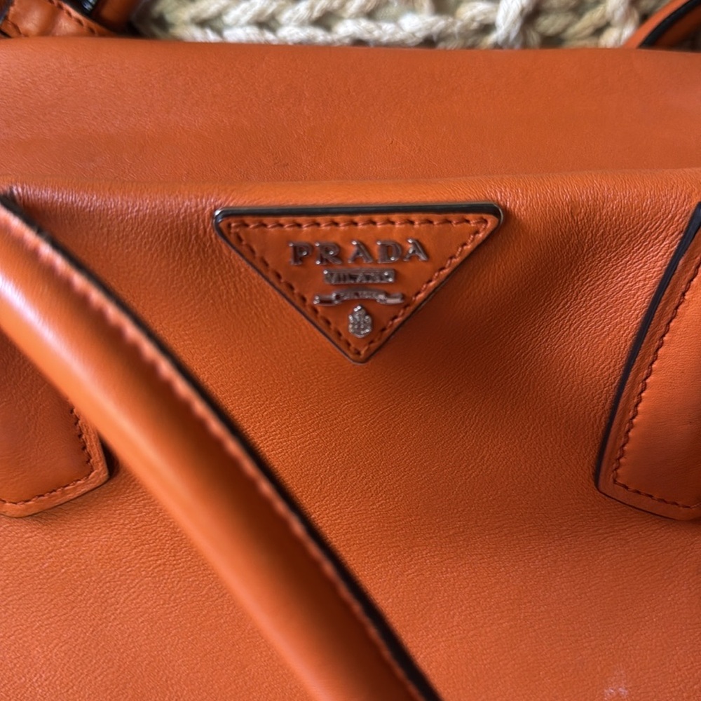 Prada Orange Leather Bag - Picture 2 of 12